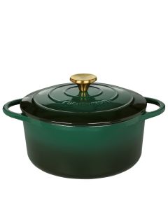 Küchenprofi Bratentopf rund 24cm racing green Provence