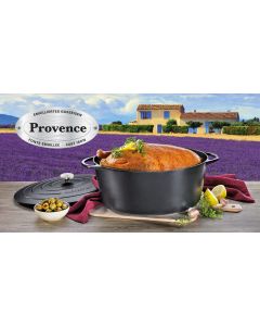 Küchenprofi Bratentopf oval 40cm schwarz