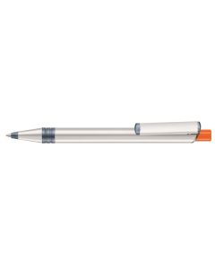RECYCLED PET PEN ALUMA transparent, orange