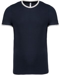 Kariban Rundhals-T-Shirt aus Piqué für Herren