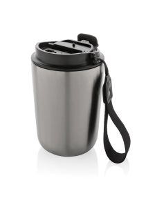 Cuppa Vakuumbecher aus RCS-Stahl mit Umhängeband