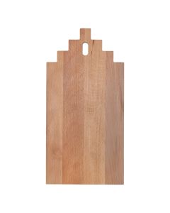 Schniedebrett Treppengiebelhaus Buche 40x20 cm