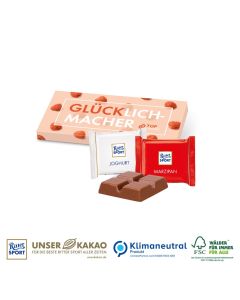 Ritter SPORT „Mini“ in Präsentbox, 2er