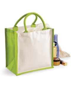 Westford Mill Printers' midi jute bag