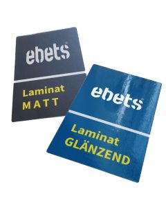 Premium Aufkleber laminiert