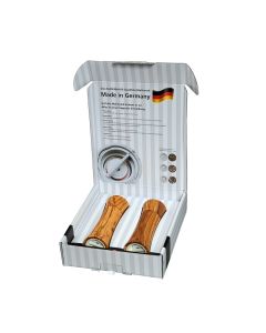 Zassenhaus Mühlen-Set Frankfurt 18cm Olivenholz