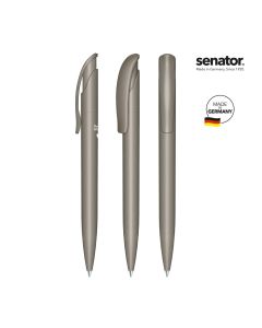 senator® Challenger  Matt Recycled Druckkugelschreiber, weiß