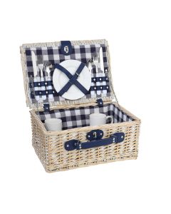 Cilio Picknick-Korb AROLO vintage weiß