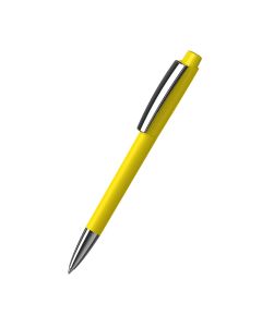 Klio-Eterna - Zeno softtouch/high gloss MMn - Druckkugelschreibersofttouch gelb