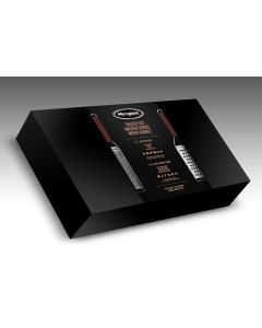 Microplane Geschenkset  Master-Serie Reiben-Set Zester Klinge & sehr grobe Klinge mit Walnussholzgriff