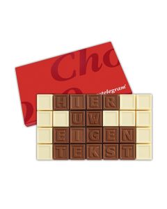 Chocotelegram® 28 in einer Geschenkverpackung
