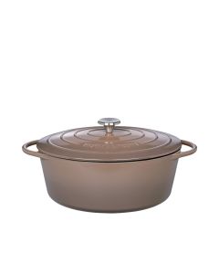 Küchenprofi Bratentopf oval, 35 cm taupe Provence