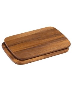 Zassenhaus Frühstücksbretter 2er Set Akazie 28cm