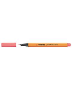 STABILO point 88 Mini Fineliner, neonrot