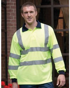 YOKO - Hi-Vis Long Sleeve Polo