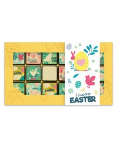 ChocoGiftbox 18 – Ostern  mit Logowürfel (198 Gramm)