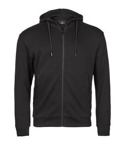 Tee Jays - Ribbed Interlock Hooded Full Zip
