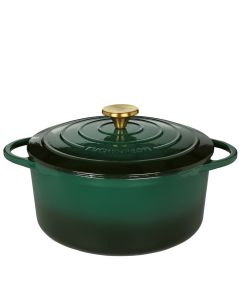 Küchenprofi Bratentopf rund 26cm racing green Provence