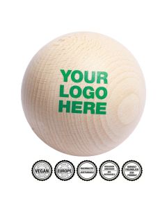 Massageball / Faszienball aus Holz, "Made in Europe"