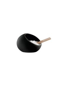 Rosendahl Salzschale schwarz Porzellan