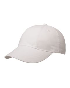 Brushed 6 Panel Cap, Turned Top