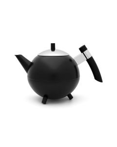 Teekanne Duet® Design Meteor 1,2L, schwarz