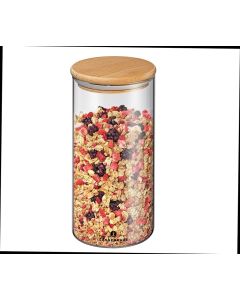 Zassenhaus Vorratsglas mit Holzdeckel 1300ml