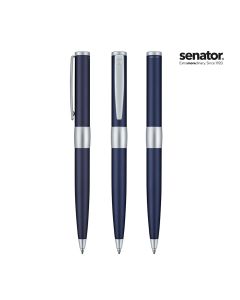 senator® Image Chrome  Drehkugelschreiber, blau
