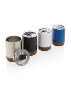 Kleine Vakuum-Kaffeetasse aus RCS rSteel & Kork