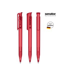 senator® Super Hit Clear  Druckkugelschreiber, weiß