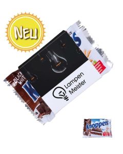 Knoppers im Werbeschuber