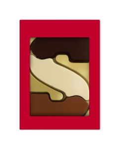 Schokobuchstabe S – Three Flavors