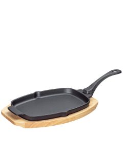 Küchenprofi BBQ Servierpfanne oval mit abnehmbarem Griff