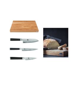 Kai Shun Messer-Set mit Hackbrett