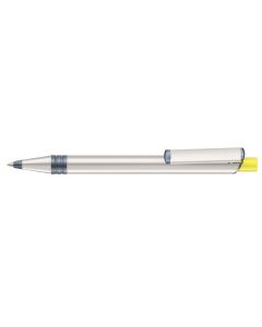 RECYCLED PET PEN ALUMA transparent, gelb