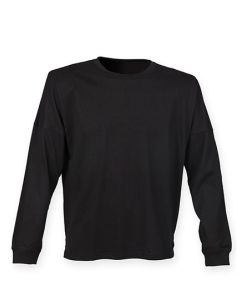 SF Men - Unisex Drop Shoulder Slogan Top