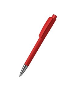 Klio-Eterna - Zeno softtouch/high gloss Mn - Druckkugelschreibersofttouch rot