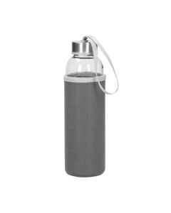 Glasflasche mit Hülle "Pure", 0,5l