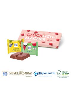 Ritter SPORT Minis in 2er Präsentbox bedrucken 33g (ab 150 Stück)
