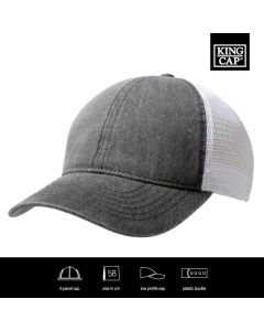 Washed Cotton Soft Mesh Trucker Cap