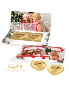 Lindt Herzen in Präsentbox Business zu Weihnachten 40g (ab 250 Stück)