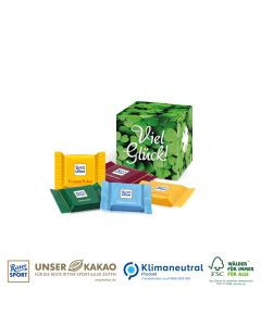 Werbewürfel mit süßer Füllung Ritter SPORT zu Ostern bedrucken 25g (ab 150 Stück)