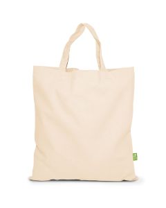 DARWIN - BIO-Baumwolltasche mit kurzen Henkeln