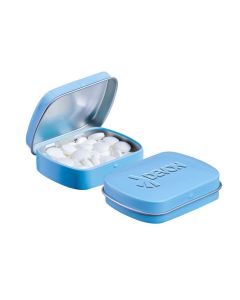 Geprägte Mini Klappdeckeldose Pfefferminz