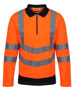 Regatta High Visibility - Pro Hi-Vis Long Sleeve Polo Shirt