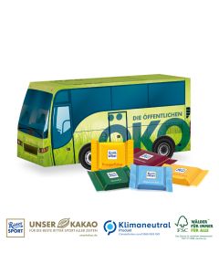 Ritter SPORT Bus als 3D Präsent bedrucken 60g (ab 150 Stück)