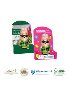 Lindt HELLO Bunny 10g in Werbeaufsteller bedrucken (ab 250 Stück)