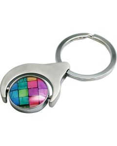 Flip Schlüsselanhänger Chrome matt