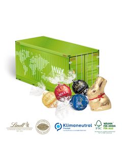 Lindt Goldhase und Eier im Container als 3D Präsent bedrucken 60g (ab 150 Stück)