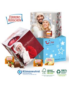 Nachhaltiger Schokowürfel Adventskalender